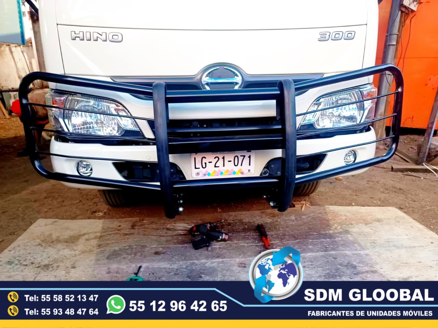 Fabricacion y venta de tumbaburros burrera defensa delantera parachoques para patrullas  