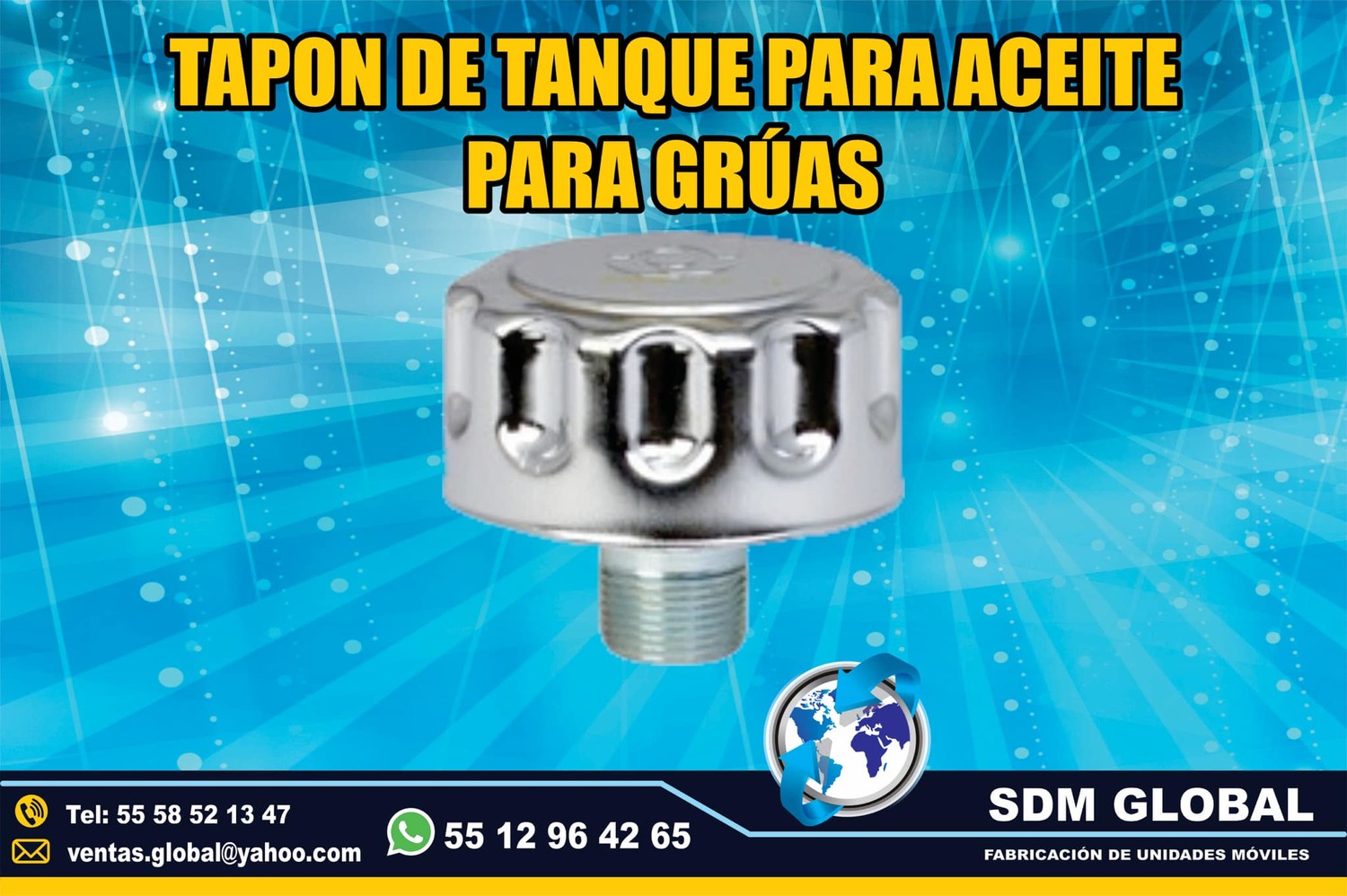 Venta de tapon para tanque para gruas <br>