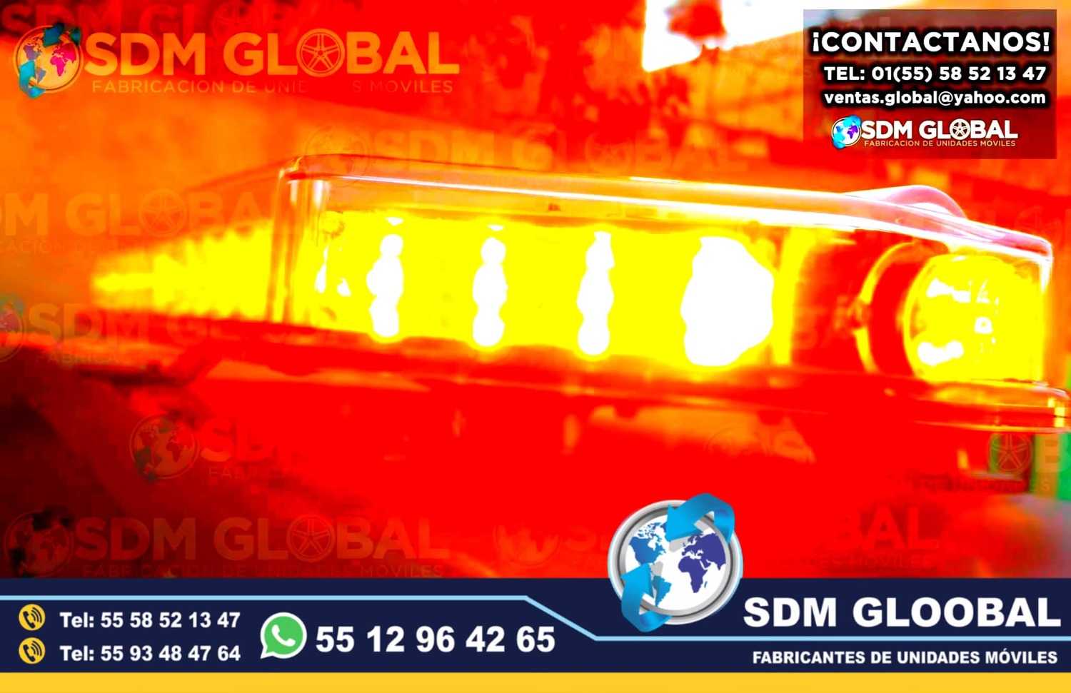 Venta de Torretas, Minitorretas, luces auxiliares color ambar 