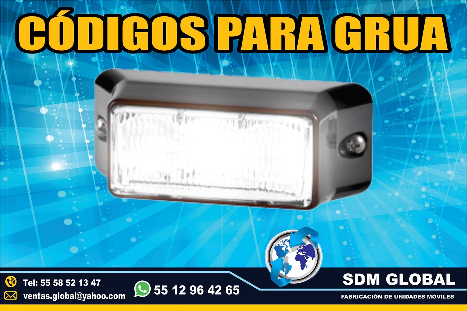 Venta de Luces Perimetrales Auxiliares para Gruas