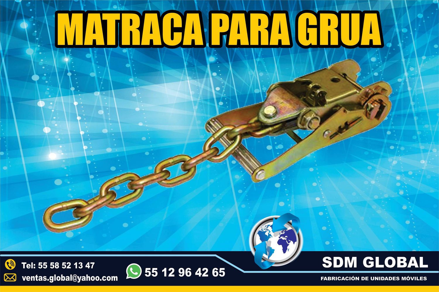 VENTA DE MATRACAS DE AMARRE para gruas&nbsp;