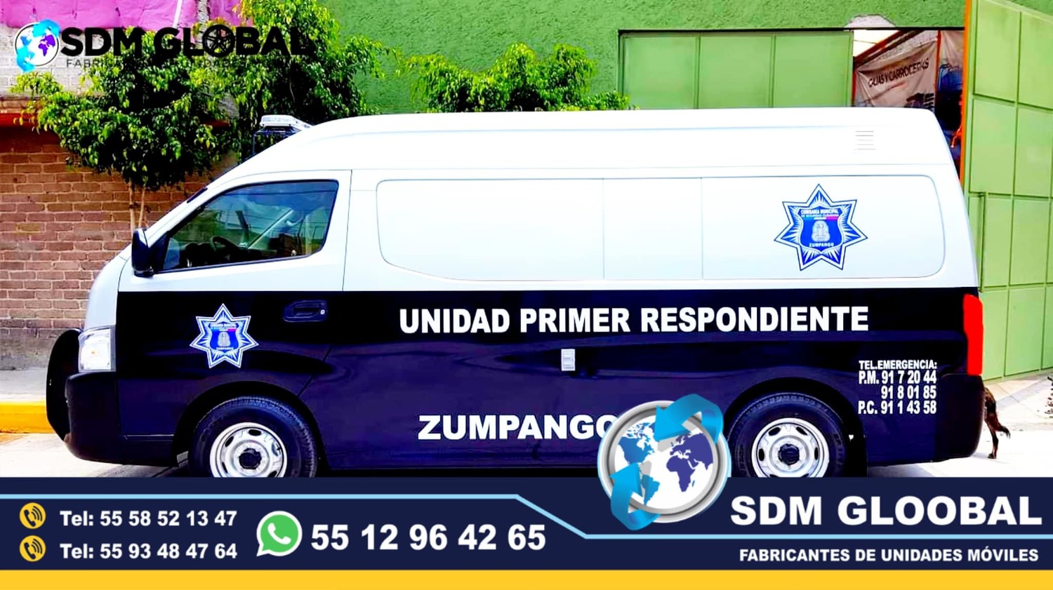 Fabrica de Unidades Moviles de Primer Respondiente en Mexico 