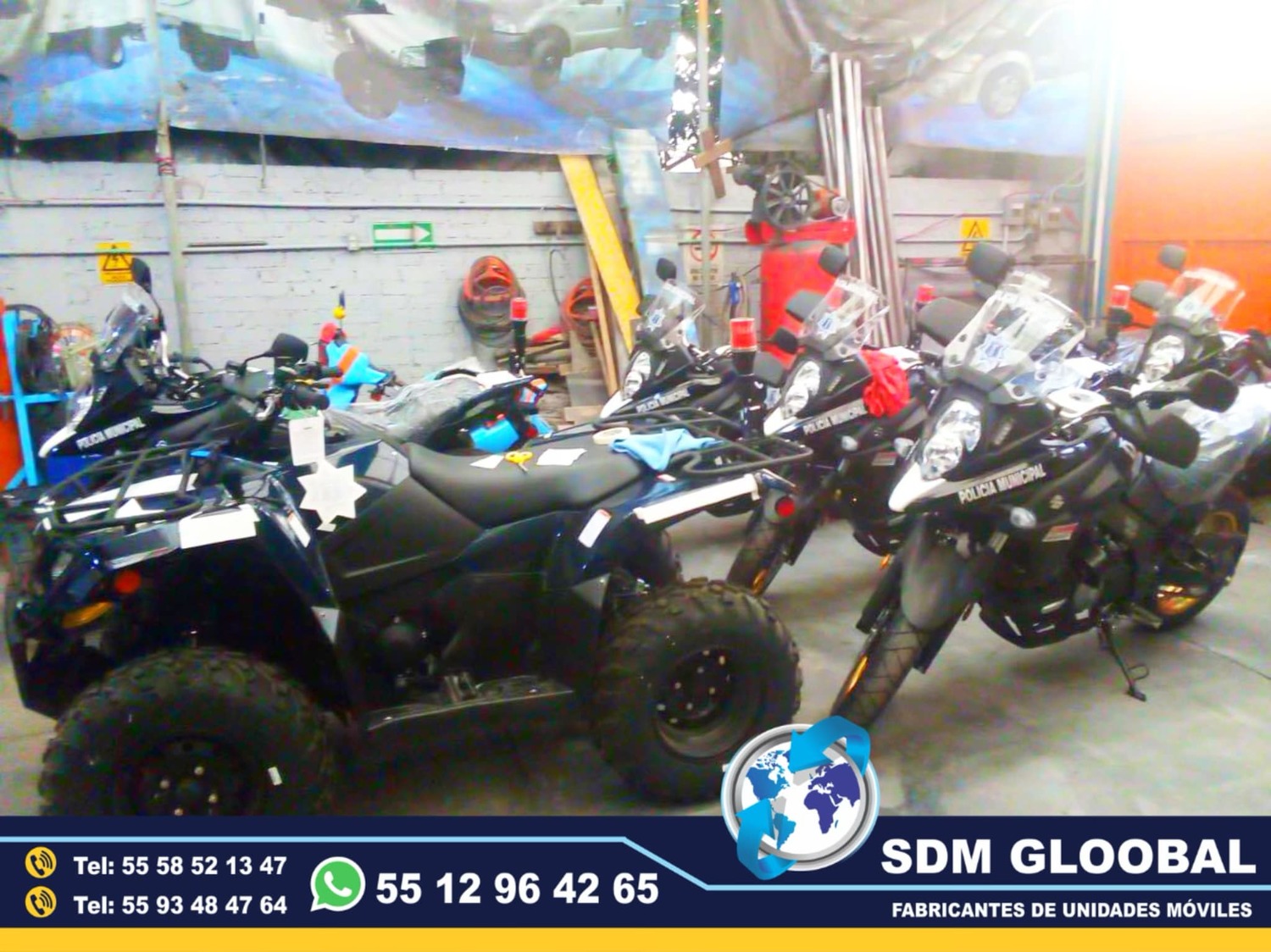 Venta Fabricacion Conversion y Equipamiento de MotoPatrullas cuatrimotos bicicletas     