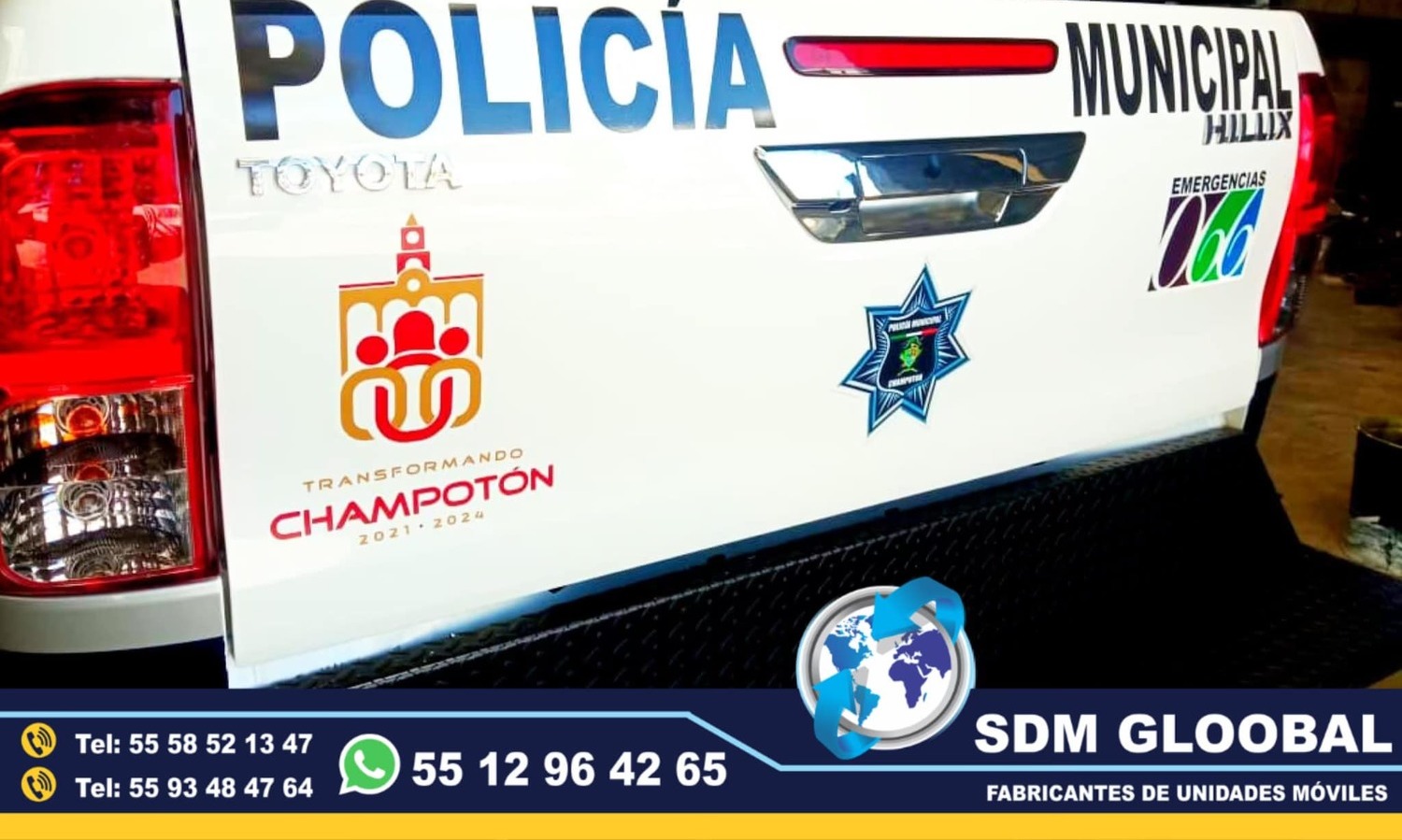 Rejillas o rejas de proteccion de ventanas para patrullas equipadas